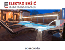Tablet Screenshot of elektro-basic.hr